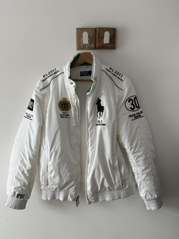 Kolekcjonerska kurtka Polo Ralph Lauren Racing L Bomber Jacket ITALIA CORSA