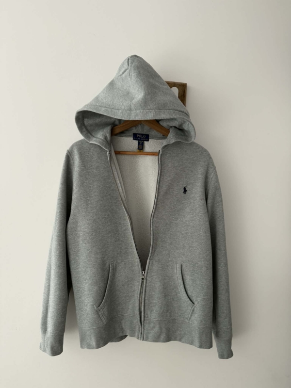 Szara bluza zasuwana Polo Ralph Lauren XL 18-20lat S/M dorośli