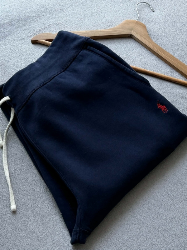 Spodnie Dresowe Polo Ralph Lauren | Rozmiar XL | Ciemny Granat czerwone logo