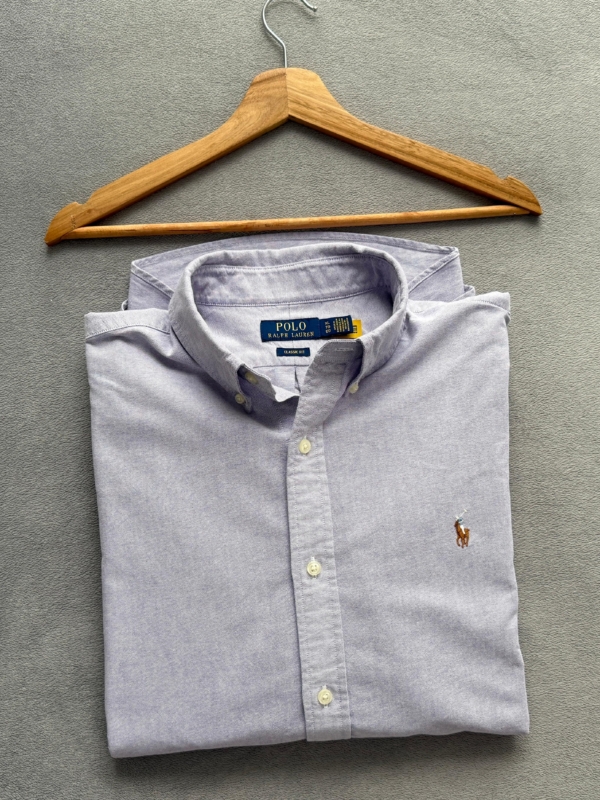 Lawendowa koszula Polo Ralph Lauren XL Classic Fit / XXL 100% oxford cotton