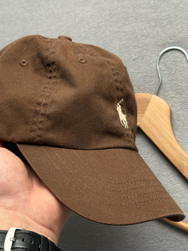 Klasyczna czapka z daszkiem Polo Ralph Lauren – Unisex (One Size) czekoladowy brąz