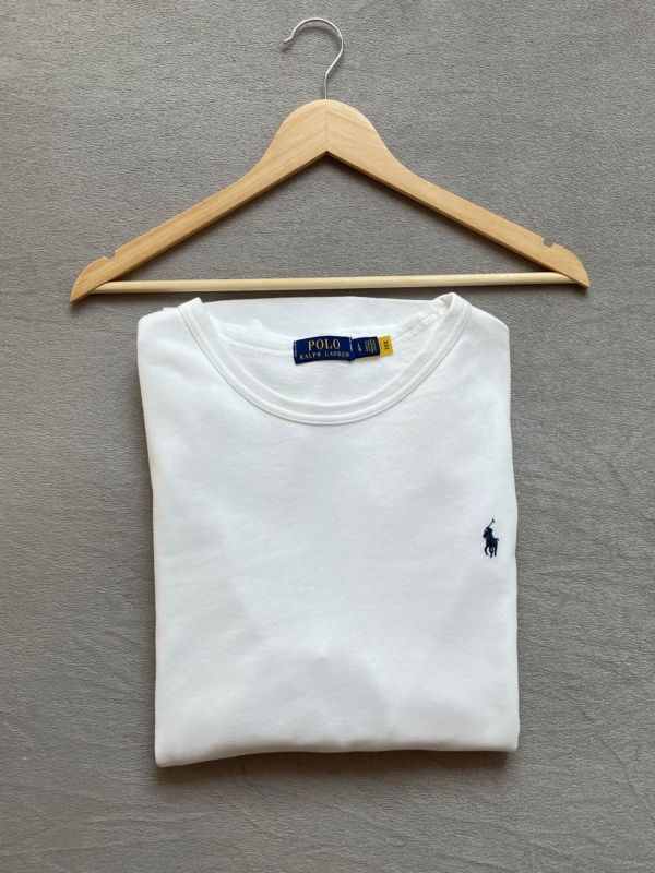 Biały longsleeve koszulka z długim rękawem Polo Ralph Lauren L/XL 100% cotton